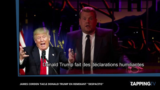 Donald Trump : James Corden le tacle en remixant Despacito (vidéo)