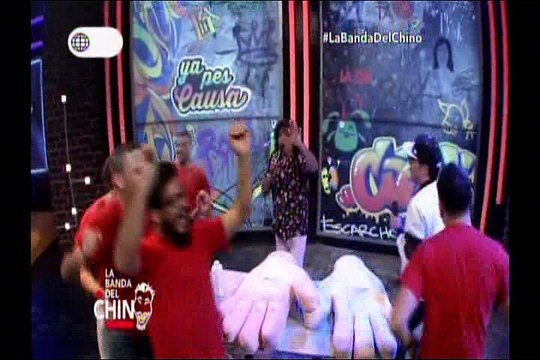 La Carlota y Carloncho jugando con Los Historicos Talquito Pa TI No digas Si No Digas No