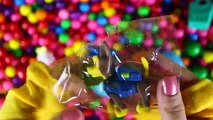 SURPRISE EGGS!! Angry Birds Paw Patrol and Shopkins in a candy ocean!