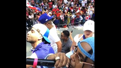 Artistas Urbanos En La Parada Dominicana De NYC Manhattan 2017 [Resumen] Quimico,Mozart,ceky & Mas