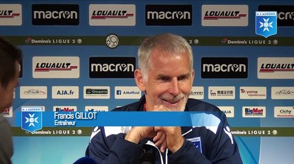 Conférence de presse de Francis Gillot avant AJA - US Orléans