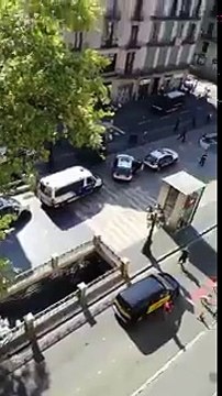 EN DIRECT - Barcelone - Une fourgonnette percute la foule sur la plus grande artère de la ville - Plusieurs blessés
