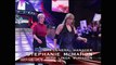 Stephanie McMahon (w/ Linda McMahon) vs. Vince McMahon (w/ Sable)