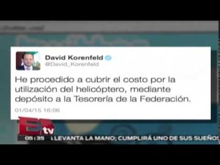 Renuncia David Korenfeld el titular de la CONAGUA / Vianey Esquinca