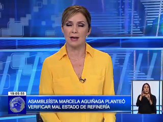 Asambleísta Marcela Aguiñaga planteó verificar mal estado de refinería