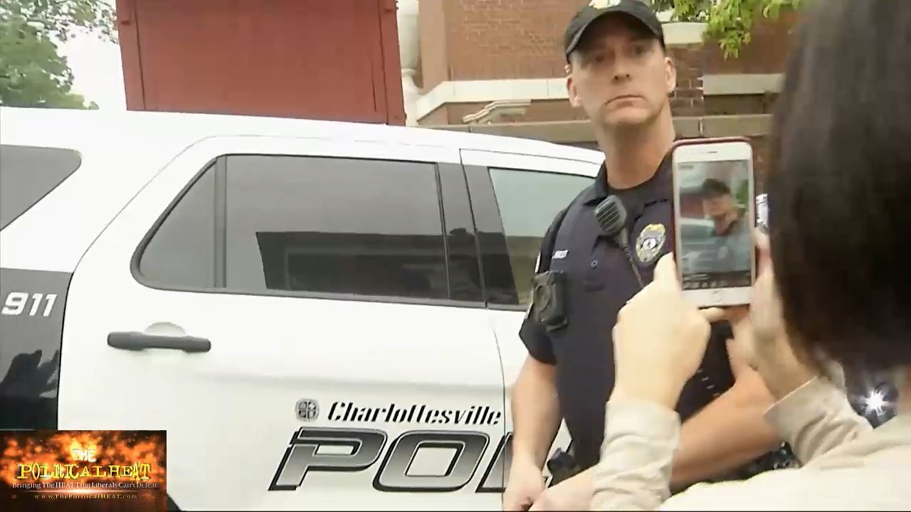 Fed-Up Cop Confronts Raging Liberal Protester in Charlottesville