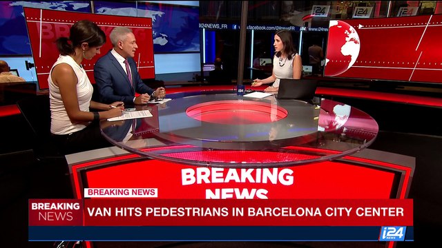 i24NEWS DESK | Reports: at least 5 injured in Barcelona | Thursday, August 17th 2017