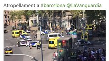 Un van renverse des personnes sur les Ramblas de Barcelone