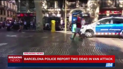 i24NEWS DESK | Report: Armed terrorists enter restaurant | Thursday, August 17th 2017