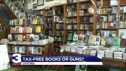 Mississippi Bookstore Countering Tax-Free Gun Holiday with Tax-Free Books