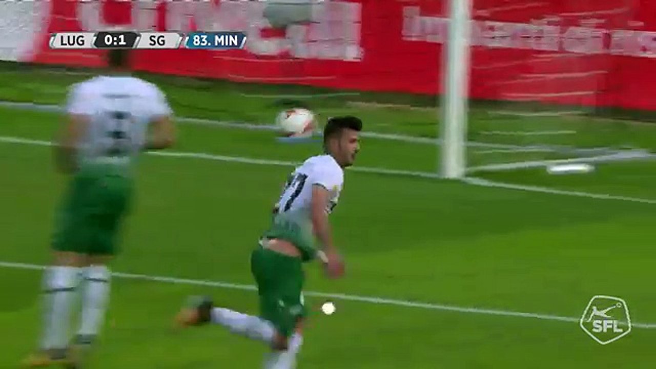 Lugano 0:1 Sankt Gallen (Swiss Super League 16 August 2017)