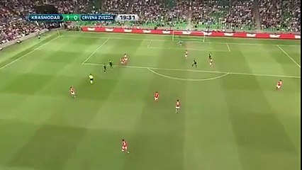 Ivan Ignatyev Goal - Krasnodar vs Crvena Zvezda 1-0   17.08.2017 (HD)