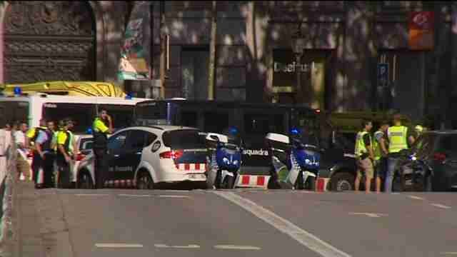 At least 1 dead, 32 injured in Barcelona terror attack after van hits crowds