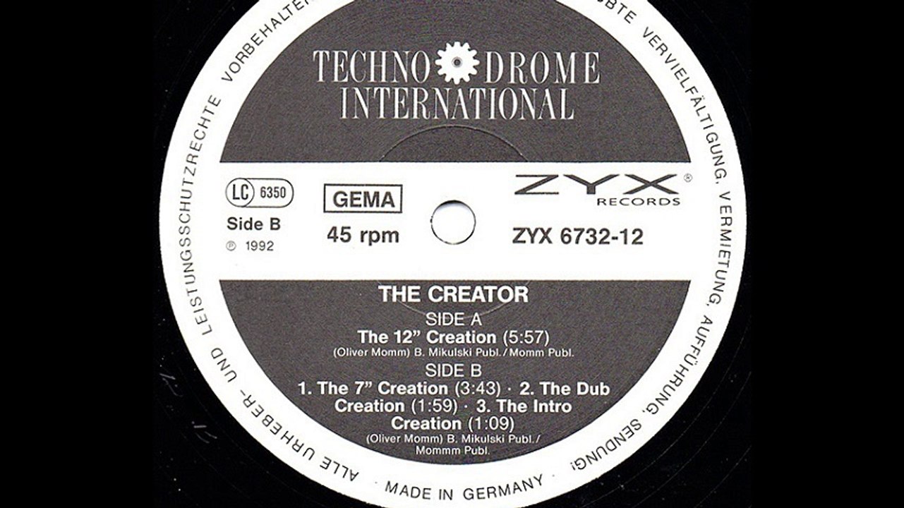 The Creator - The Creator (The 12" Creation) (A)