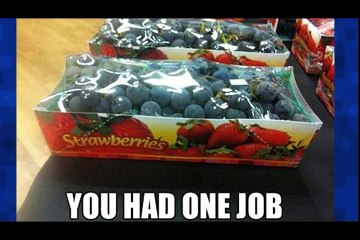 you had one job but failed