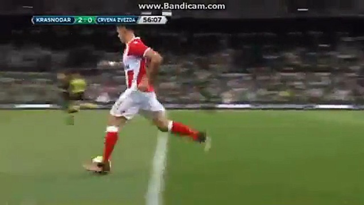Slavoljub Srnic Goal - FK Krasodar (Rus) 2-1 FK Crvena zvezda (Srb) 17.08.2017