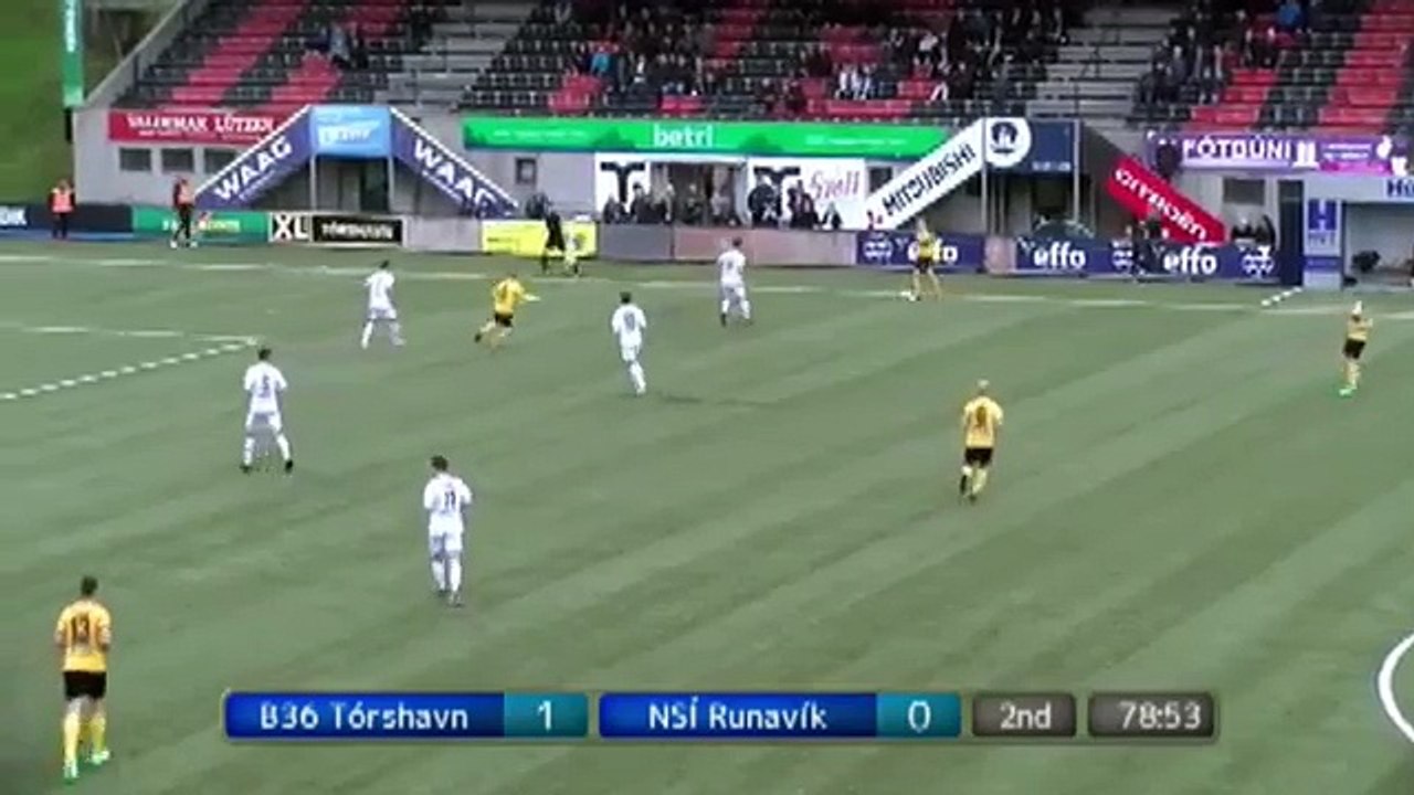 B36 Torshavn 2:0 Runavik  ( Faroe Islands Premier League. 16 August 2017)