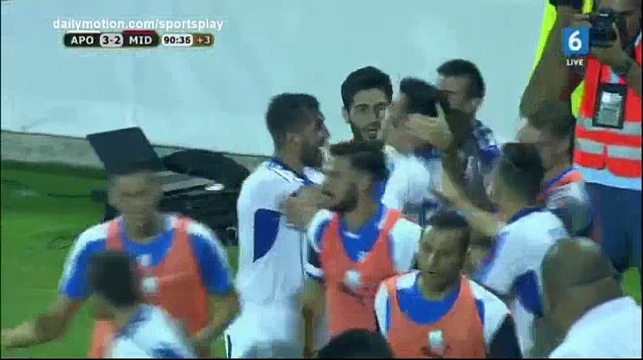 Ioannis Pittas Goal HD - Apollon 3 - 2 Midtjylland - 17.08.2017 (Full Replay)