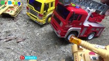 Xe ô tô tải cùng người nhện giải cứu các xe con đồ chơi trẻ em C34 Mr Dung