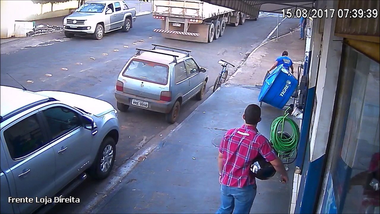 Truck Invades Store