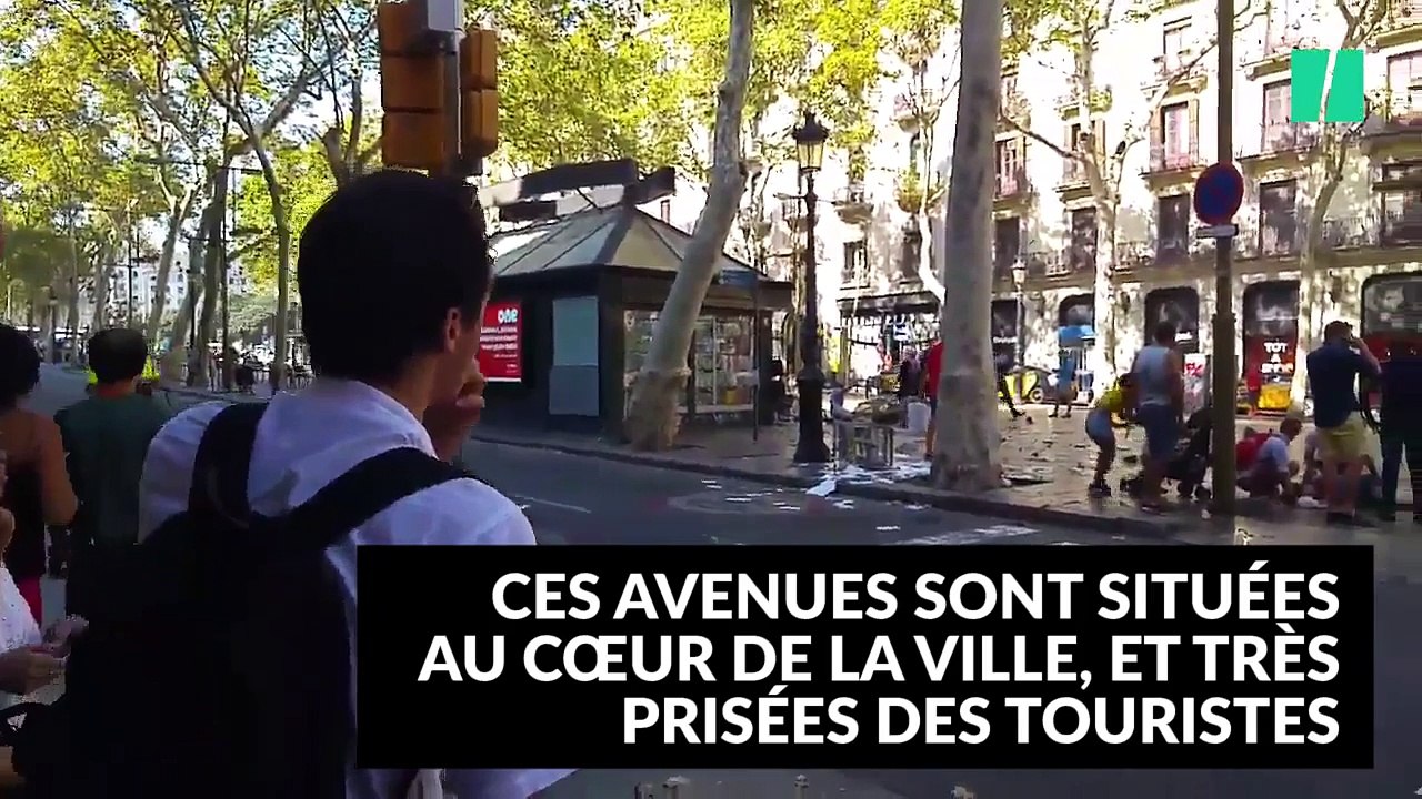 Une camionnette fonce dans la foule à Barcelone, panique sur les ramblas 2017