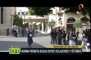 Líbano deroga ley que permitía a violadores casarse con sus víctimas para evitar cárcel