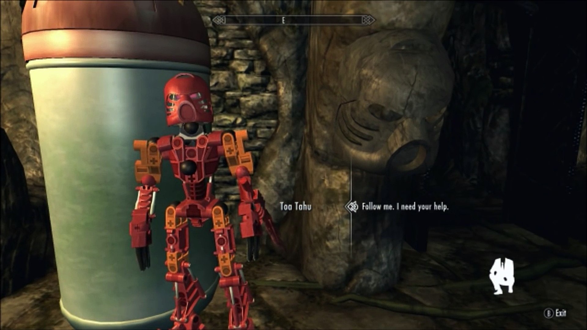 Skyrim Bionicle Mod Legend Of The Toa W Jabberwocky Video Dailymotion