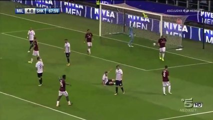 Luca Antonelli Goal - AC Milan vs Shkendija 5-0  17.08.2017 (HD)