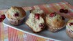 Muffins Moelleux aux Cerises - Cherry Muffins - مافين حب الملوك