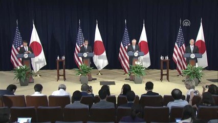 Mattis ve Tillerson, Japon Mevkidaşları ile Ortak Basın Toplantısı Düzenledi - Washıngton