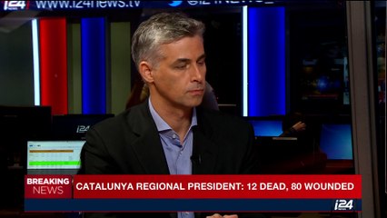 i24NEWS DESK | Catalunya govt.: 12 dead, 80 wounded in Barcelona | Thursday, August 17th 2017