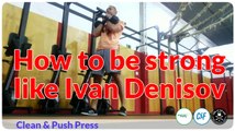 Clean & Push Press Double Kettlebell