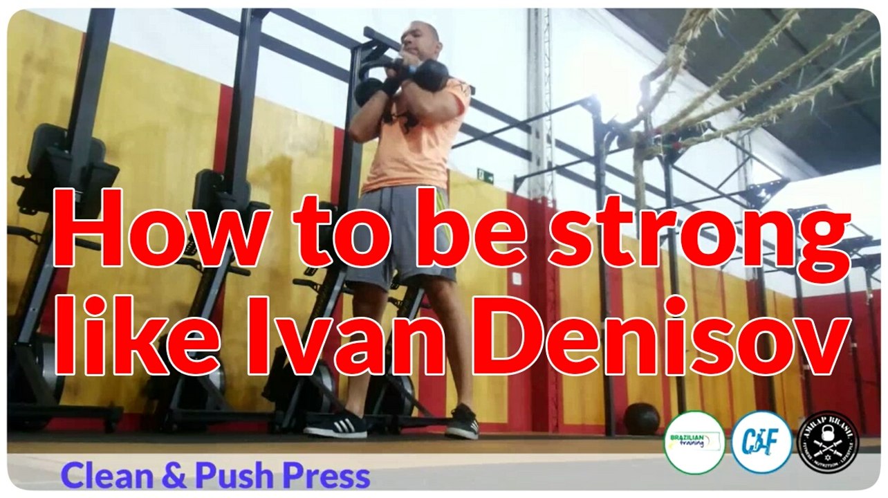 Clean & Push Press Double Kettlebell