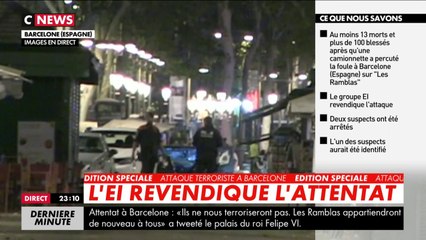 Attentat de Barcelone : "Par l'adrénaline, souvent, on ne sent pas les blessures"