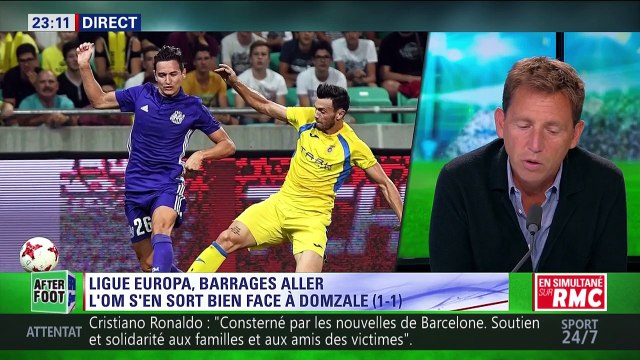 Le gros coup de gueule de Dimitri, supporter de l'OM, dans l'After après le nul de l'OM à Domzale