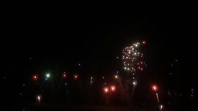 Le bouquet final du feu d'artifice