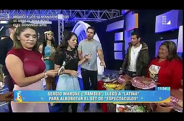 Moisés y los diez mandamientos Ramsés rechazó ceviche por triste razón