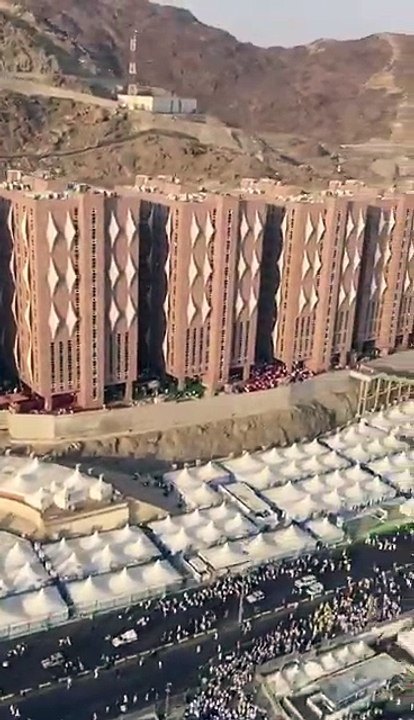 New Hajj City tent video preparation