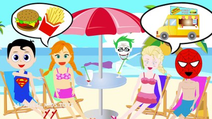 Spiderman Prank Movie- Superhero Spiderman & Frozen Elsa Animation Cartoon Kids