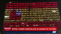 i24NEWS DESK | Eiffel Tower goes black in honor of victims | Thursday, August 17th 2017