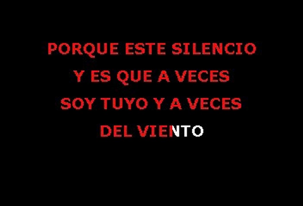 Alejandro Sanz - Cuando Nadie Me Ve (Karaoke)