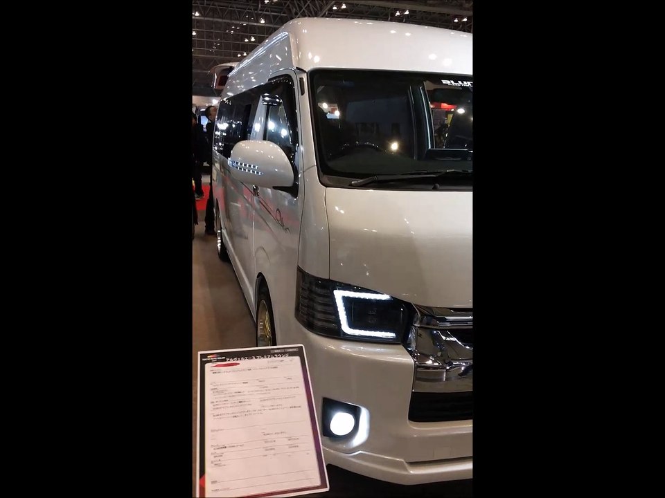 【COPLUS】コプラス　トヨタ　ハイエース TOYOTA　HIACE Full LED headlight カスタムヘッドライト @ 2017 東京オートサロン Tokyo Auto Salon