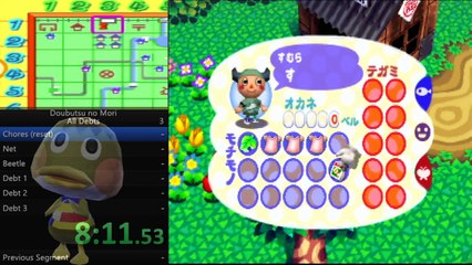 Doubutsu no Mori どうぶつの森 (N64) All Debts Speedrun in: 48:31.97 RTA (PB/WR)