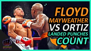 Floyd Mayweather Jr vs Victor Ortiz (Landed Punches Count)