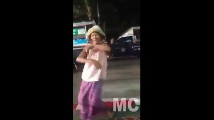 Great grandmother dancing ..