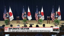 U.S., Japan agree on need for diplomatic solution to North Korea issue