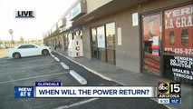 Valley businesses left without power chasing answers