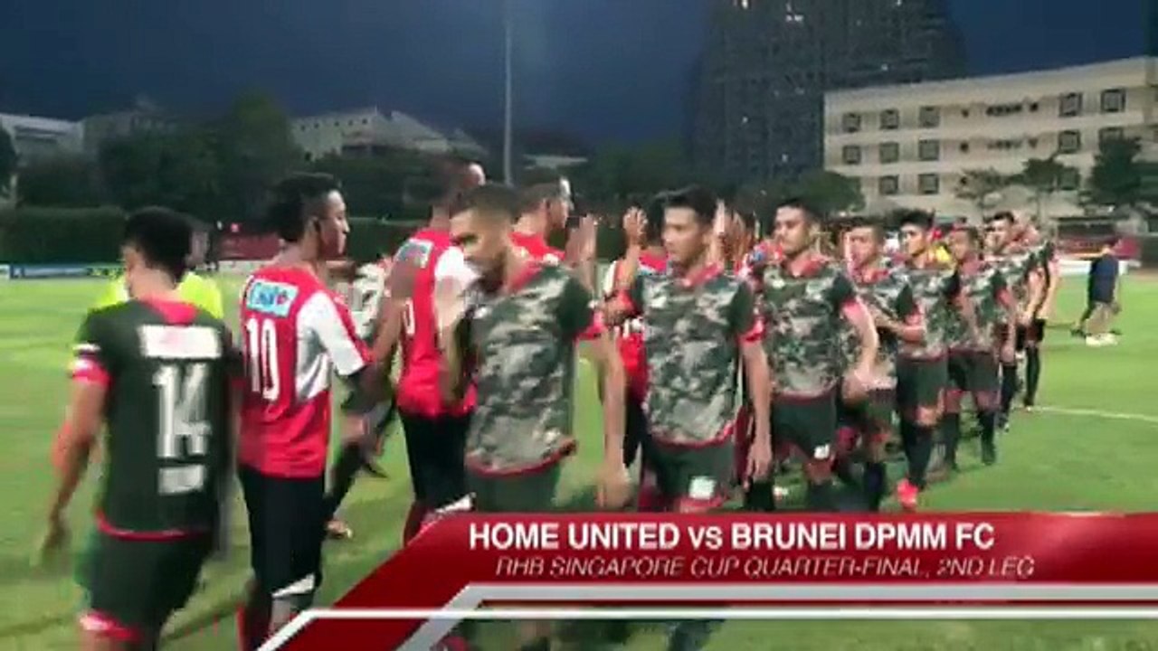 Brunei DPMM 1:3 Home United (Singapore Cup. 16 August 2017)