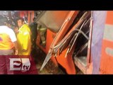 Choque de trenes del Metro Oceanía deja 12 personas lesionadas / Vianey Esquinca