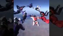 Jump From Plane Very Beautiful Performance